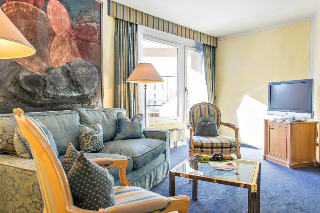 Quadratscha Alpenhotel Samedan Pokoj fotografie